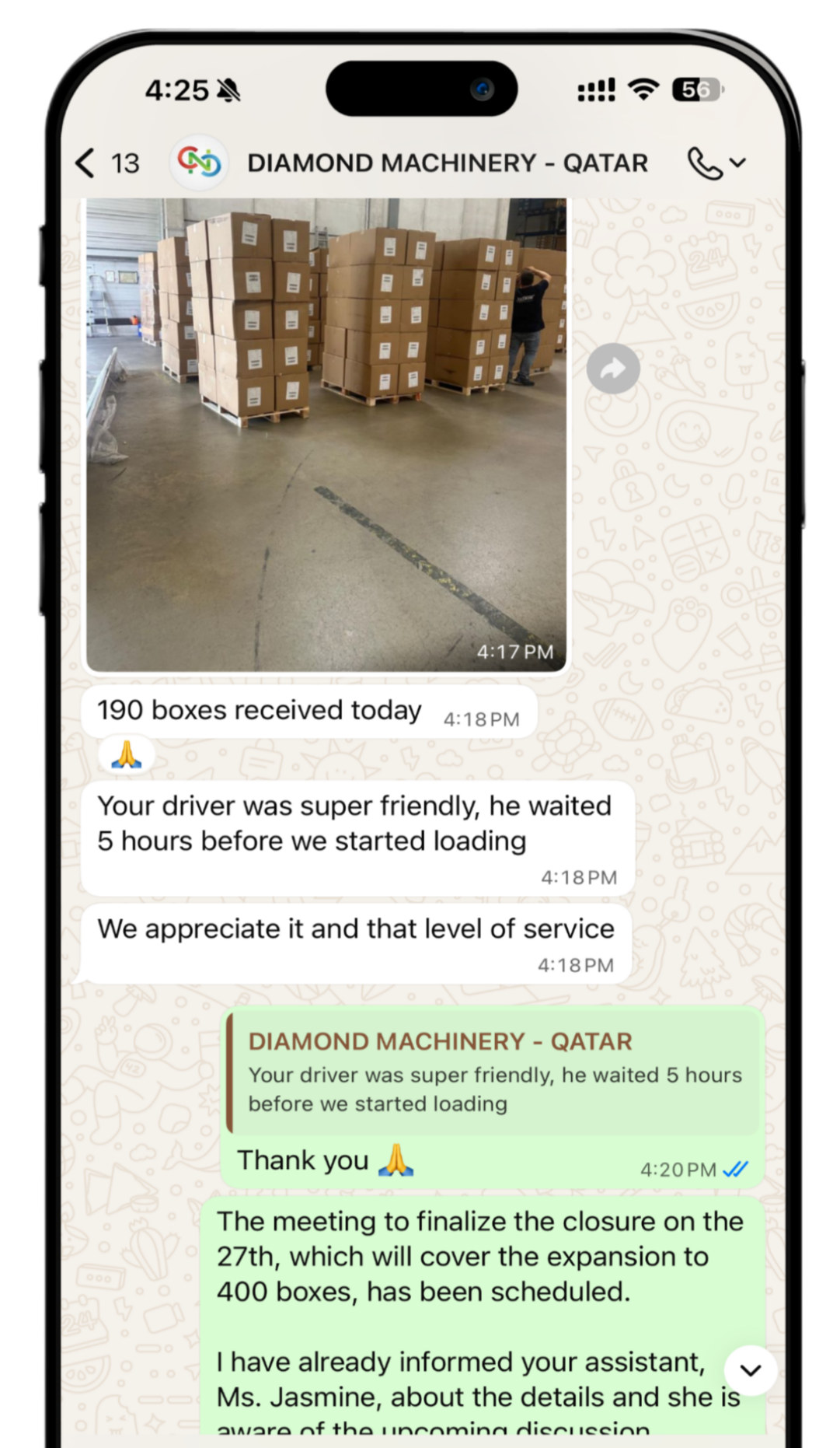 Chat screenshot 3